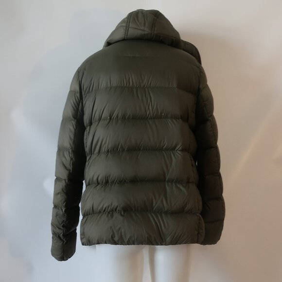 Womens Tommy Hilfiger Green Hooded Down Packable Jacket L - Picture 4 of 9